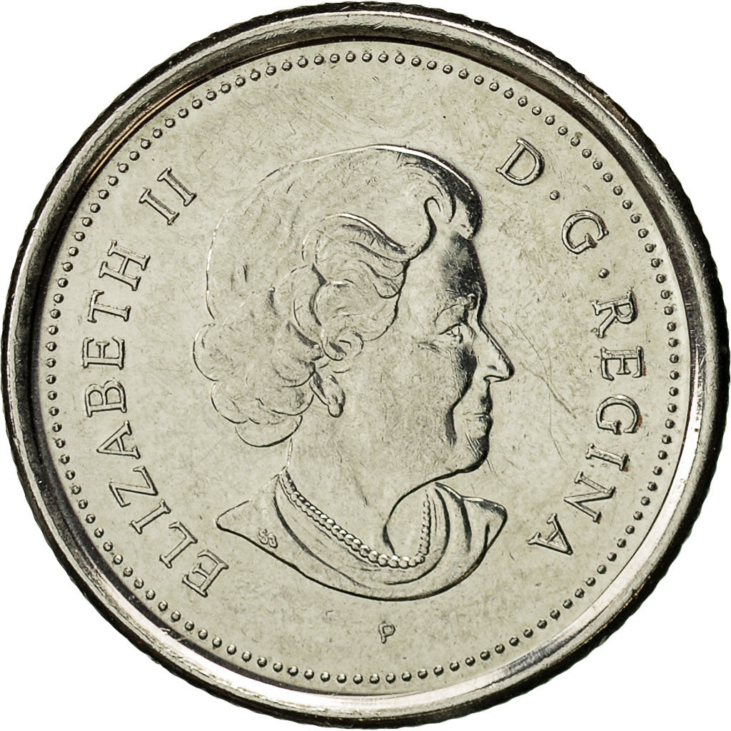 Münze, Kanada, Elizabeth II, 10 Cents, 2003, Royal Canadian Mint, SS+, Nickel