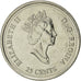 Coin, Canada, Elizabeth II, 25 Cents, 1999, Royal Canadian Mint, Ottawa
