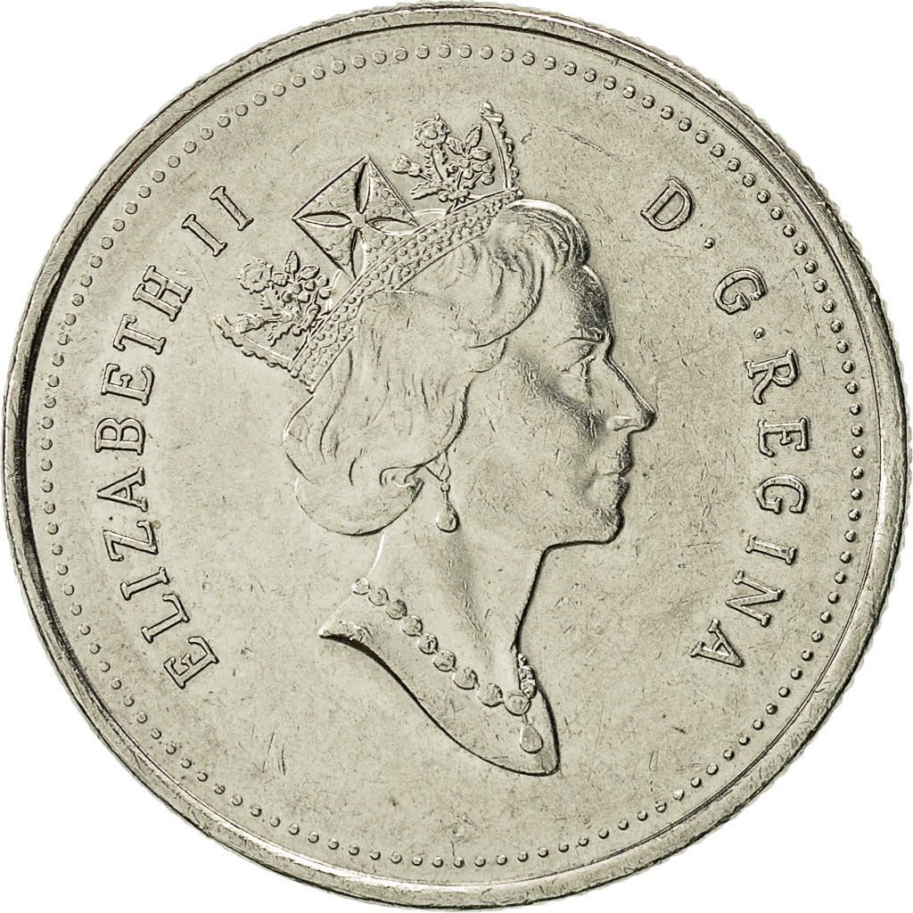 Coin, Canada, Elizabeth II, 25 Cents, 1994, Royal Canadian Mint, Ottawa