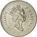 Coin, Canada, Elizabeth II, 25 Cents, 1996, Royal Canadian Mint, Ottawa