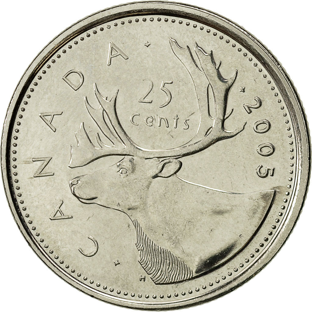 Coin, Canada, Elizabeth II, 25 Cents, 2005, Royal Canadian Mint, AU(50-53)