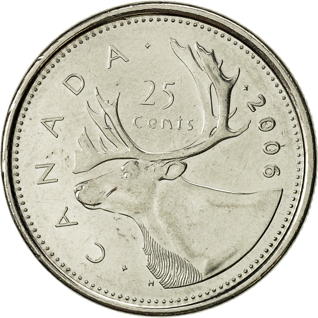 Coin, Canada, Elizabeth II, 25 Cents, 2006, Royal Canadian Mint, AU(55-58)