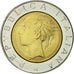 Coin, Italy, 500 Lire, 1986, Rome, AU(55-58), Bi-Metallic, KM:111