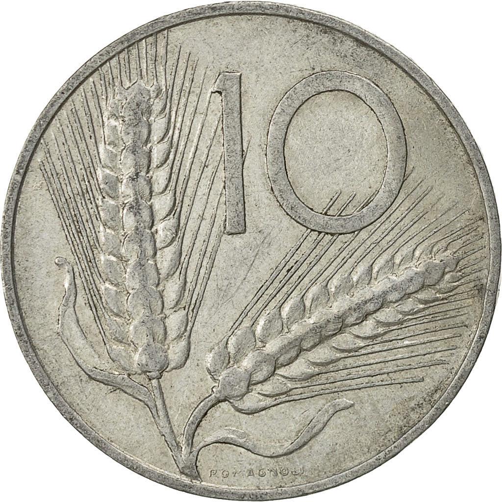 Monnaie, Italie, 10 Lire, 1952, Rome, TB+, Aluminium, KM:93