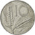 Moneta, Italia, 10 Lire, 1952, Rome, MB+, Alluminio, KM:93