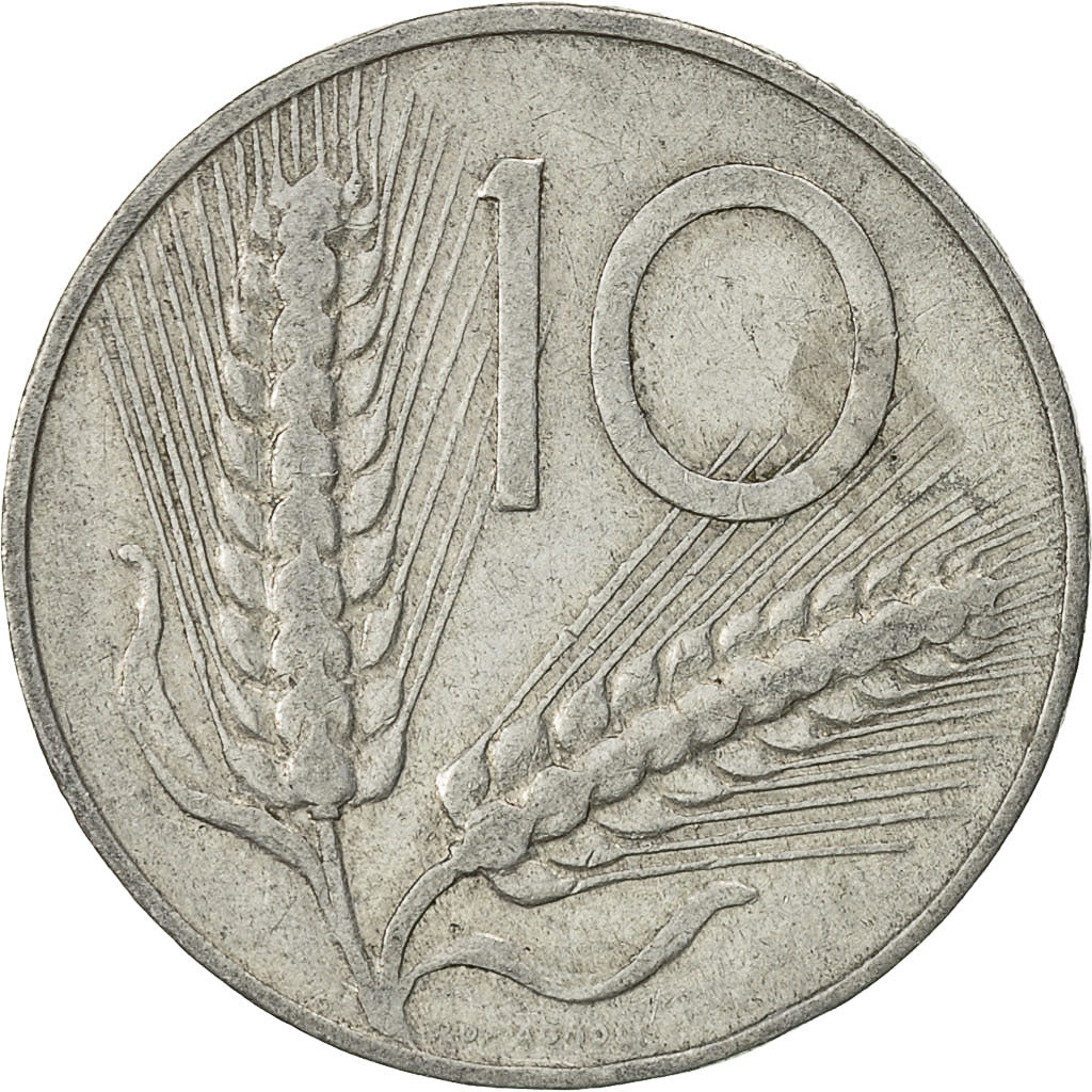 Monnaie, Italie, 10 Lire, 1952, Rome, TB, Aluminium, KM:93