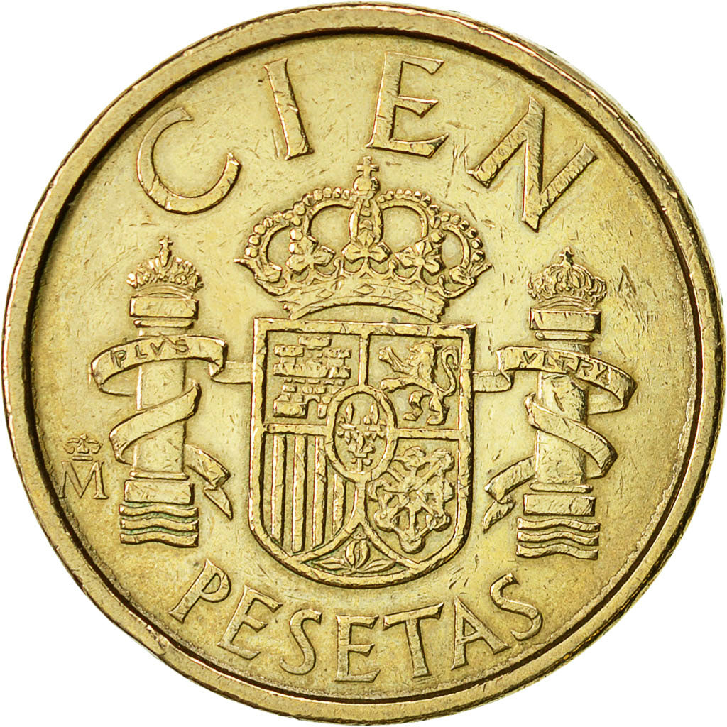 Münze, Spanien, Juan Carlos I, 100 Pesetas, 1990, Madrid, SS, Aluminum-Bronze