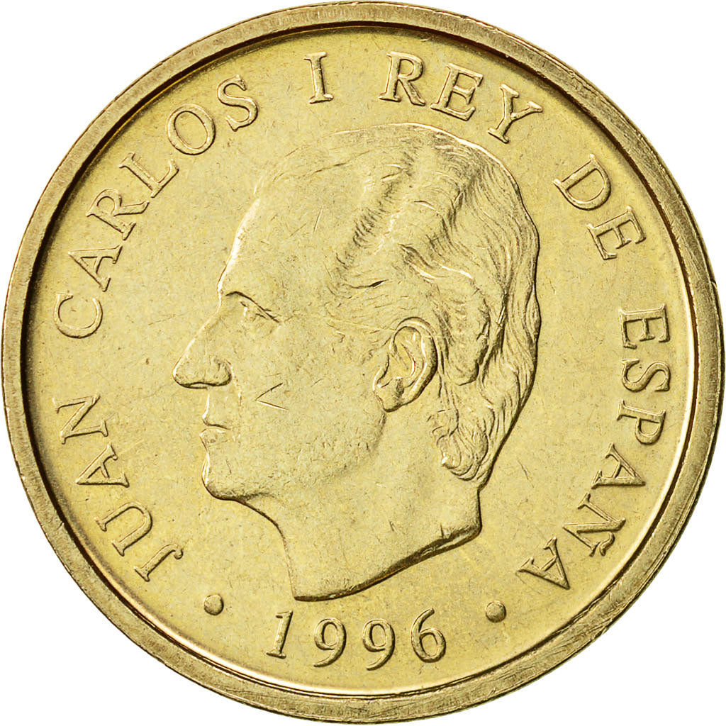 Moneda, España, Juan Carlos I, 100 Pesetas, 1996, Madrid, MBC+, Aluminio -