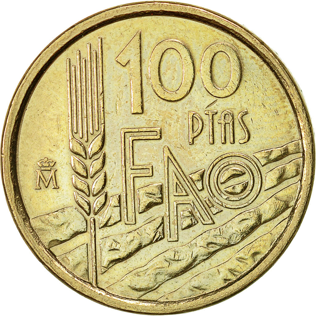 Coin, Spain, Juan Carlos I, 100 Pesetas, 1995, Madrid, AU(50-53)