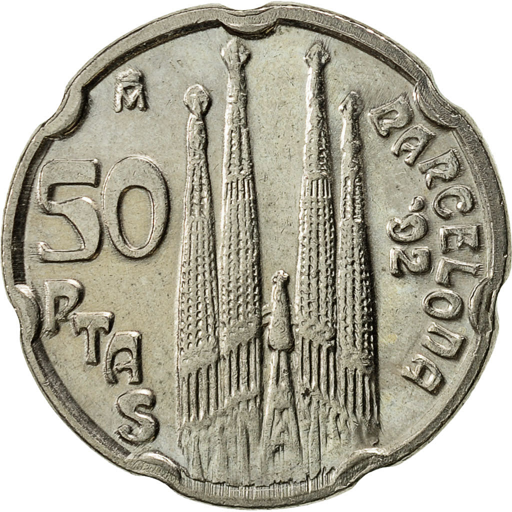 Münze, Spanien, Juan Carlos I, 50 Pesetas, 1992, Madrid, SS+, Copper-nickel