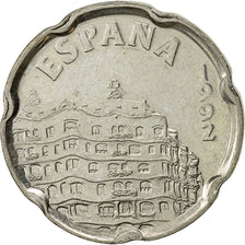 Coin, Spain, Juan Carlos I, 50 Pesetas, 1992, Madrid, AU(50-53), Copper-nickel