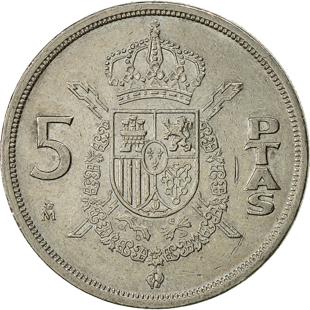 Coin, Spain, Juan Carlos I, 25 Pesetas, 1983, EF(40-45), Copper-nickel, KM:824