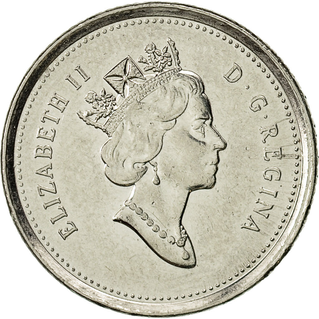 Coin, Canada, Elizabeth II, 10 Cents, 1997, Royal Canadian Mint, Ottawa