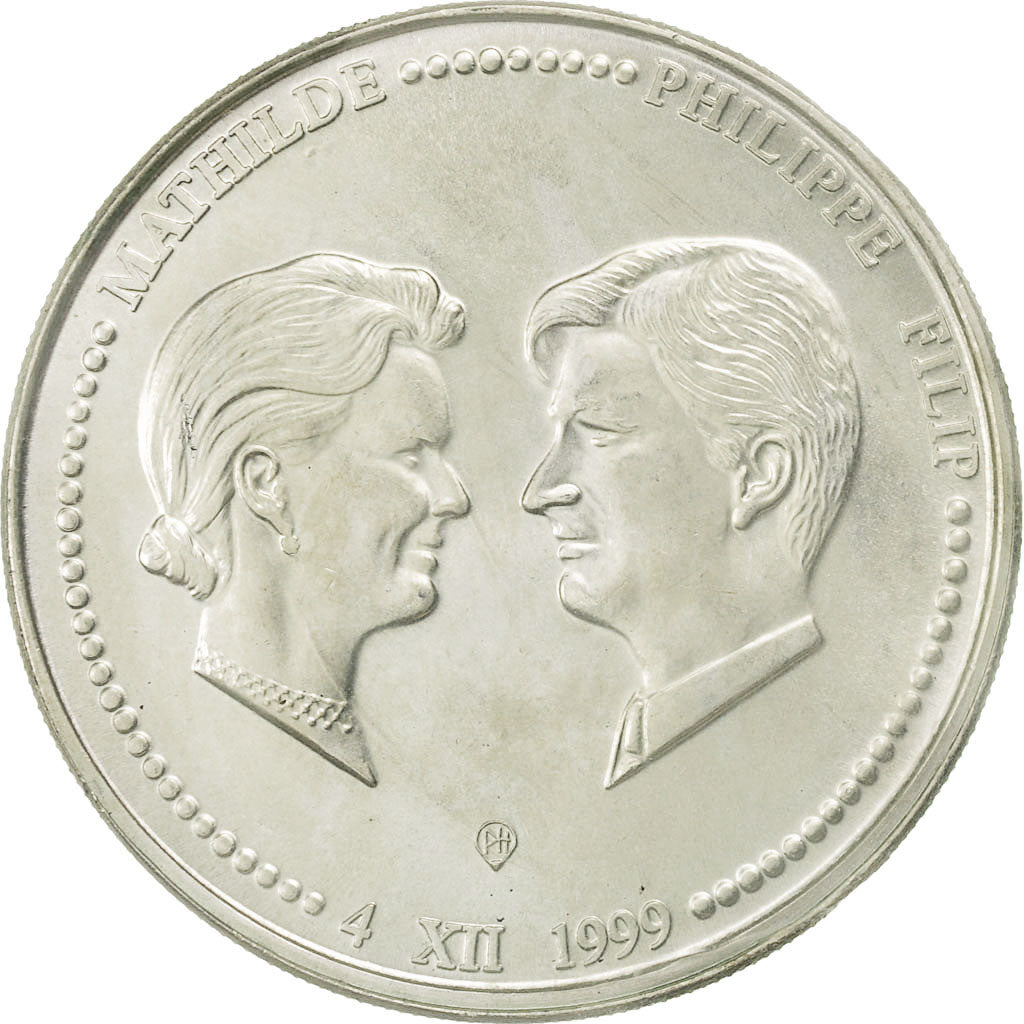 Belgium, 250 Francs, 250 Frank, 1999, Brussels, MS(65-70), Silver, KM:218