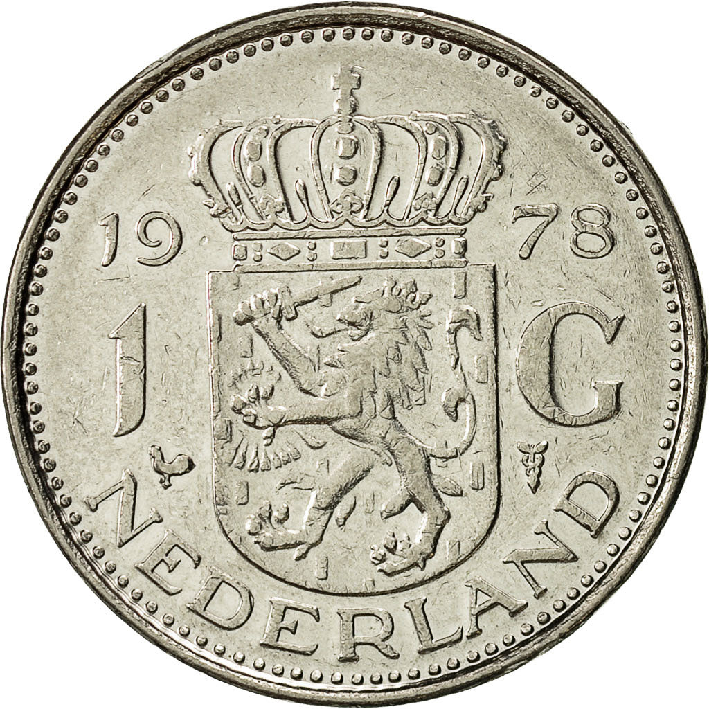 Monnaie, Pays-Bas, Juliana, Gulden, 1978, TTB, Nickel, KM:184a