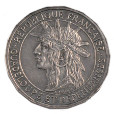 Guadeloupe, 50 Centimes, 1903, MS(60-62), Silver, 4.00