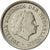 Coin, Netherlands, Juliana, 10 Cents, 1963, AU(50-53), Nickel, KM:182