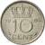 Coin, Netherlands, Juliana, 10 Cents, 1963, AU(50-53), Nickel, KM:182