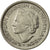 Münze, Niederlande, Wilhelmina I, 25 Cents, 1948, SS, Nickel, KM:178