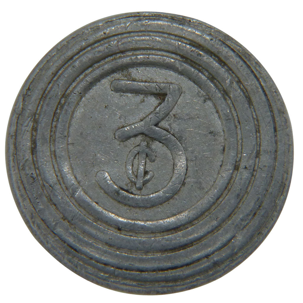 Cina, 3 Cents, BB+, Alluminio