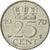 Coin, Netherlands, Juliana, 25 Cents, 1970, EF(40-45), Nickel, KM:183
