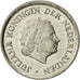 Coin, Netherlands, Juliana, 25 Cents, 1980, EF(40-45), Nickel, KM:183