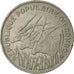 Coin, Congo Republic, 100 Francs, 1975, Paris, EF(40-45), Nickel, KM:2