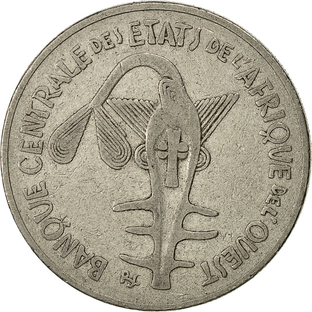 Coin, West African States, 100 Francs, 1974, Paris, VF(30-35), Nickel, KM:4