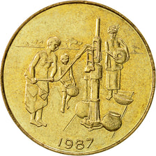 Coin, West African States, 10 Francs, 1987, Paris, AU(50-53), Aluminum-Bronze