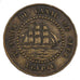 Egypt, 50 Centimes, 1865, AU(50-53), Bronze, 2.50
