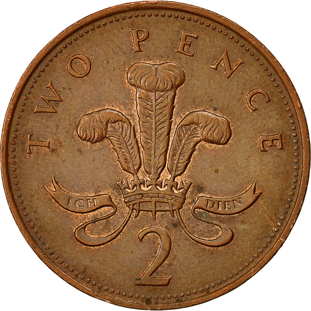 Munten, Groot Bretagne, Elizabeth II, 2 Pence, 1994, ZF, Copper Plated Steel