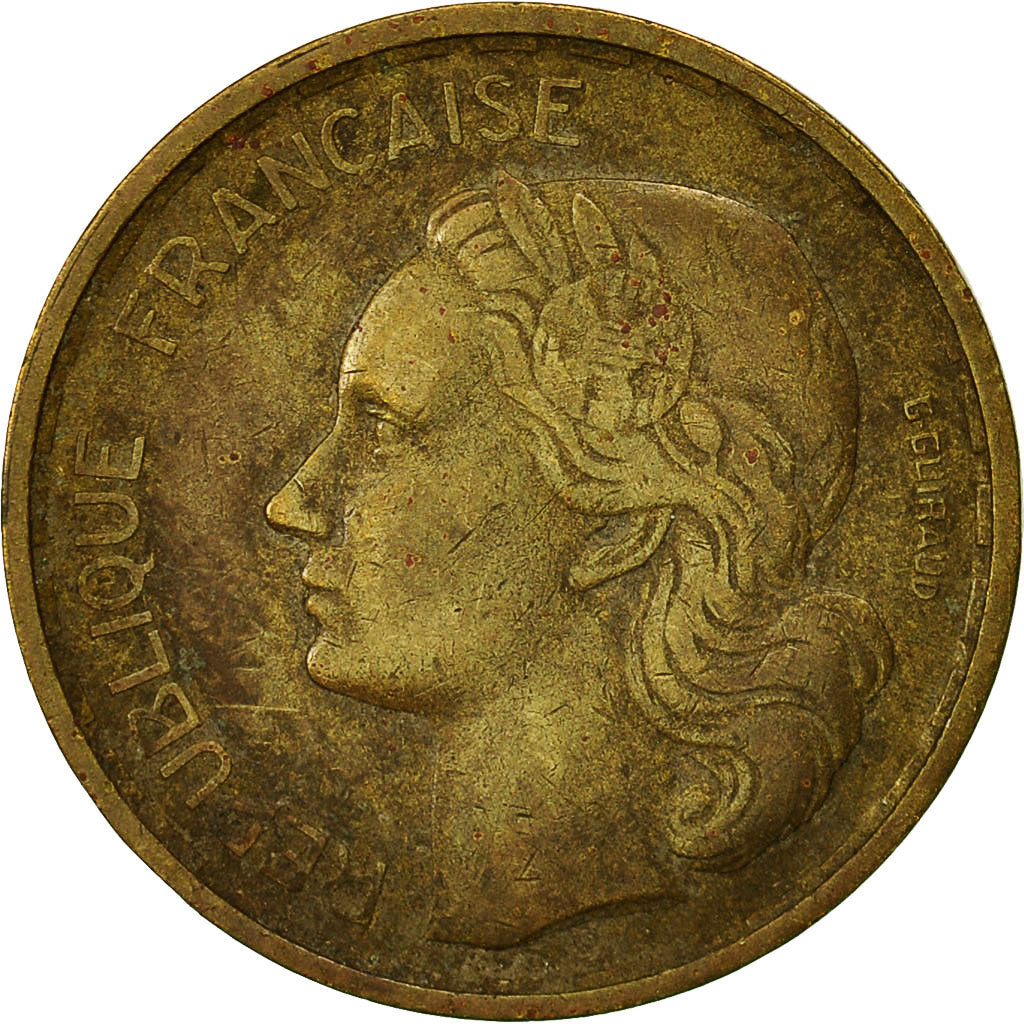 Münze, Frankreich, Guiraud, 20 Francs, 1950, Beaumont - Le Roger, S+