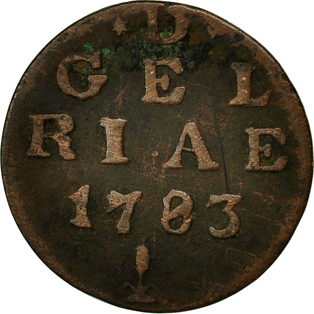 Coin, Netherlands, UTRECHT, Duit, 1783, VF(30-35), Copper, KM:91