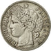 Moneda, Francia, Cérès, 2 Francs, 1887, Paris, MBC+, Plata, KM:817.1