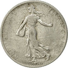 Moneta, Francja, Semeuse, 2 Francs, 1912, Paris, VF(30-35), Srebro, KM:845.1
