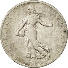 Moneta, Francja, Semeuse, 2 Francs, 1910, Paris, VF(20-25), Srebro, KM:845.1