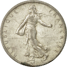 France, Semeuse, 2 Francs, 1914, Castelsarrasin, VF(30-35), Silver, KM:845.2