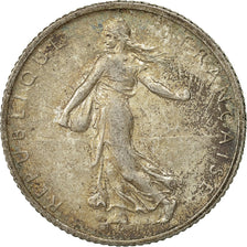 Coin, France, Semeuse, Franc, 1910, Paris, EF(40-45), Silver, KM:844.1