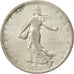 Moneta, Francia, Semeuse, Franc, 1909, Paris, MB+, Argento, KM:844.1