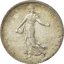 Moneda, Francia, Semeuse, Franc, 1905, Paris, MBC+, Plata, KM:844.1, Gadoury:427