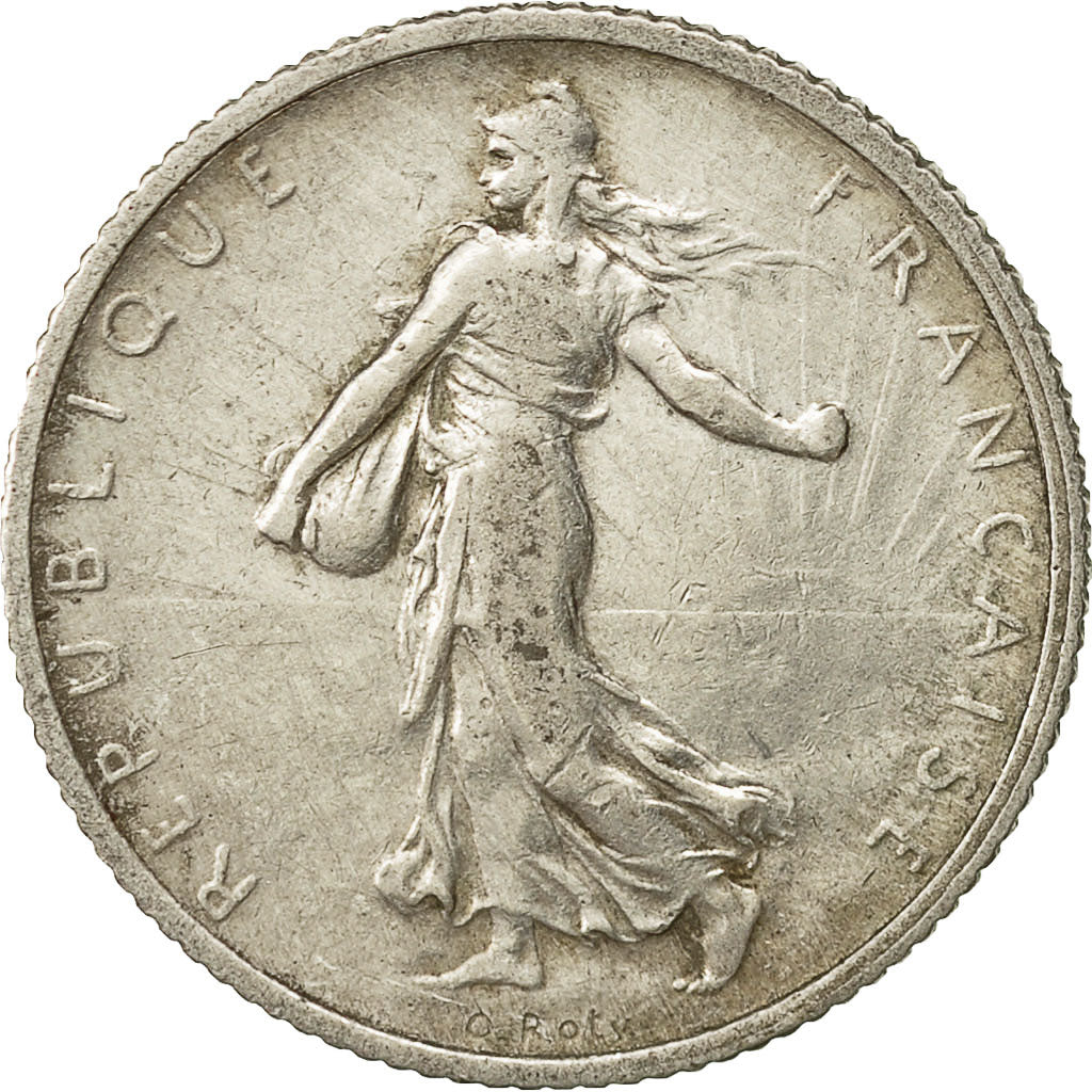 Coin, France, Semeuse, Franc, 1905, Paris, EF(40-45), Silver, KM:844.1