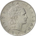 Moneda, Italia, 50 Lire, 1956, Rome, MBC+, Acero inoxidable, KM:95.1