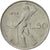 Moneda, Italia, 50 Lire, 1956, Rome, MBC+, Acero inoxidable, KM:95.1