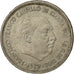 Coin, Spain, Caudillo and regent, 25 Pesetas, 1964, EF(40-45), Copper-nickel