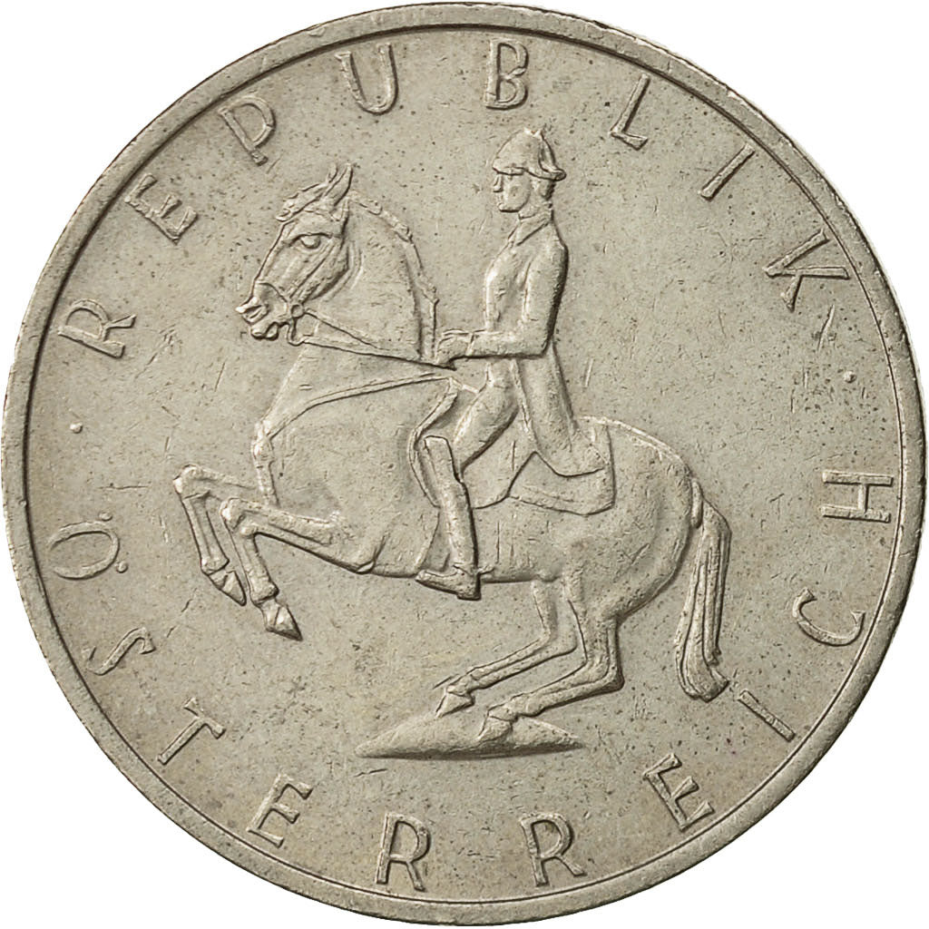 Coin, Austria, 5 Schilling, 1983, AU(50-53), Copper-nickel, KM:2889a