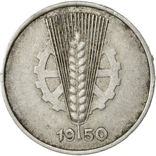 Coin, GERMAN-DEMOCRATIC REPUBLIC, 5 Pfennig, 1950, Berlin, EF(40-45), Aluminum