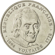 Moneta, Francia, Voltaire, 5 Francs, 1994, Paris, BB, Nichel, KM:1063