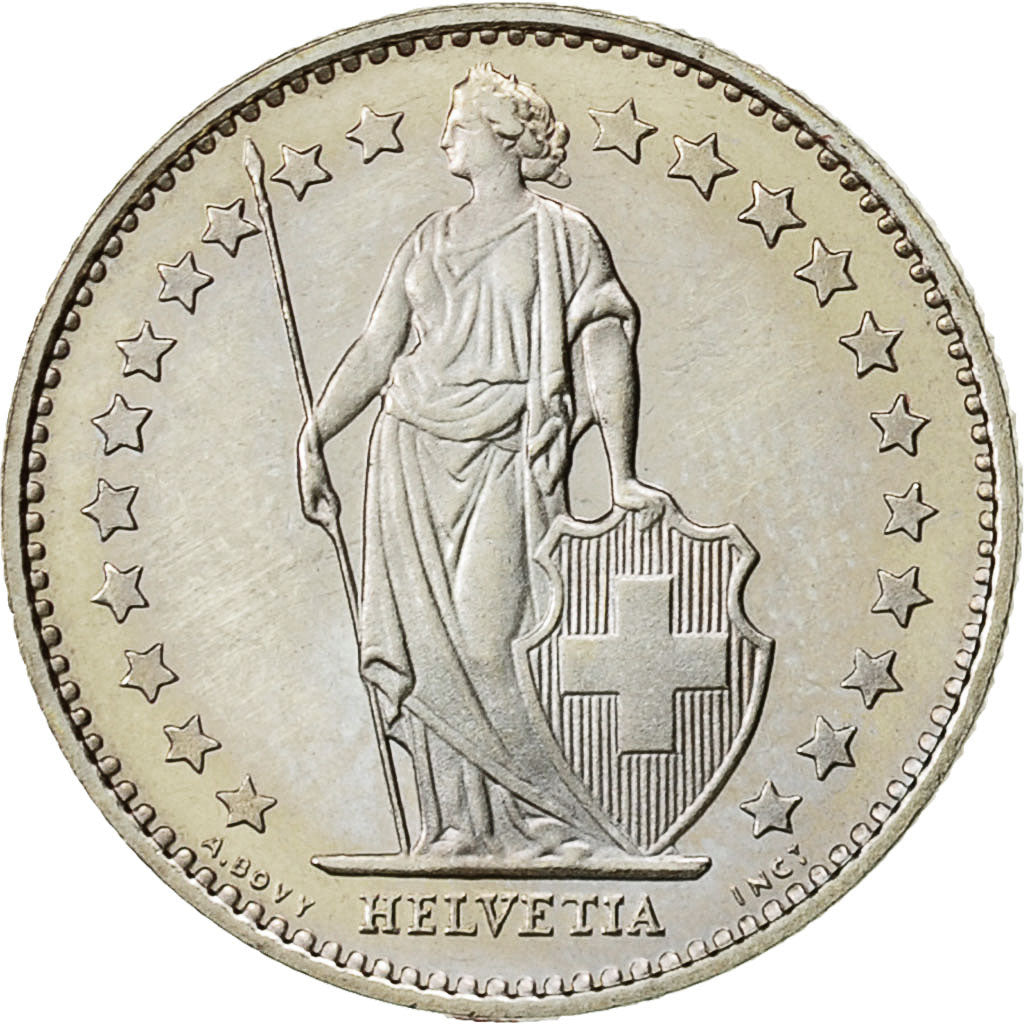 Coin, Switzerland, 1/2 Franc, 1981, Bern, MS(64), Copper-nickel, KM:23a.1