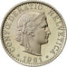 Moneda, Suiza, 20 Rappen, 1981, Bern, SC+, Cobre - níquel, KM:29a