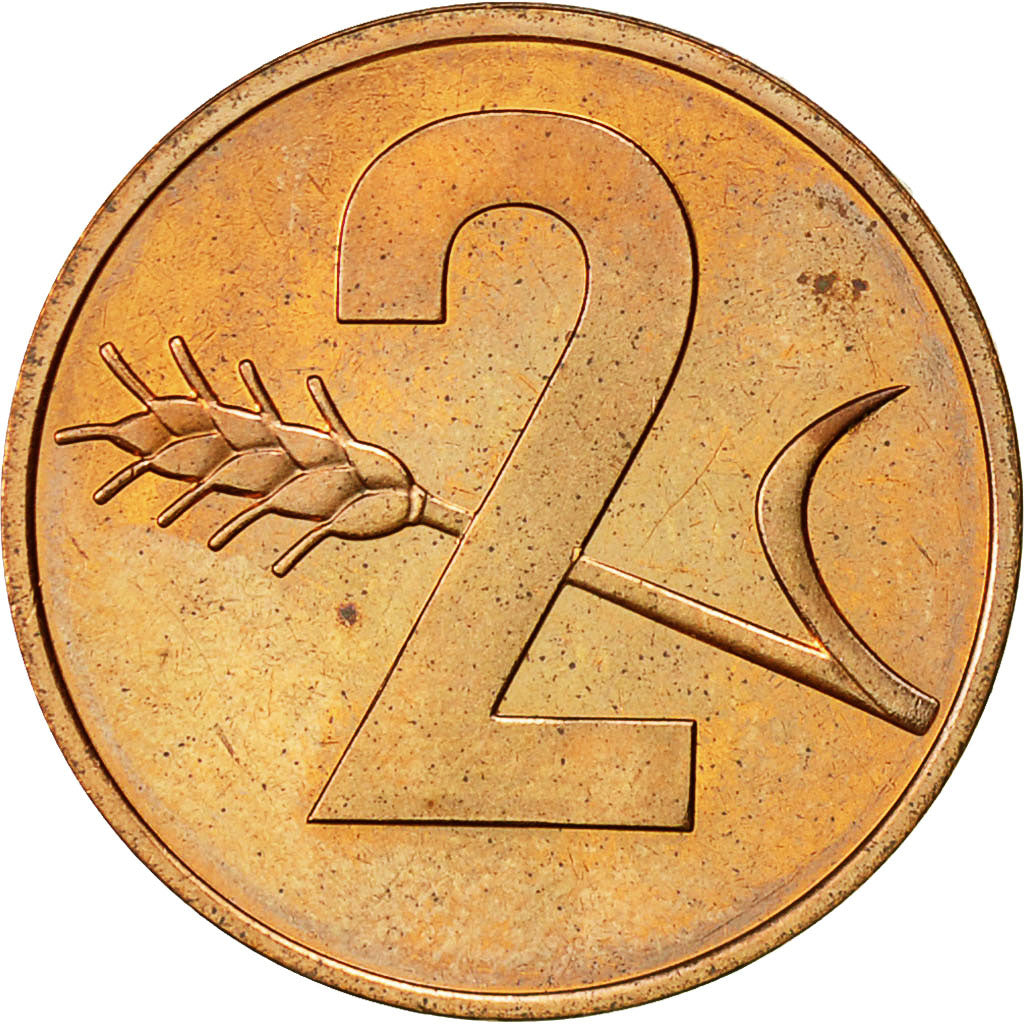 Coin, Switzerland, 2 Rappen, 1974, Bern, MS(64), Bronze, KM:47
